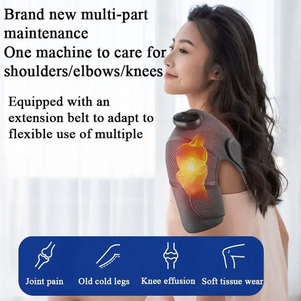 Heated Knee Massager & Shoulder Brace